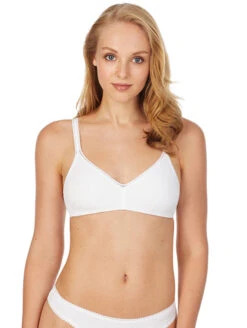 On Gossamer Pima Cotton Bralette 7 On Gossamer Pima Cotton Bralette -Chantelle Sales Store 010404OnGossamerPimaCottonBraletteWhiteFront