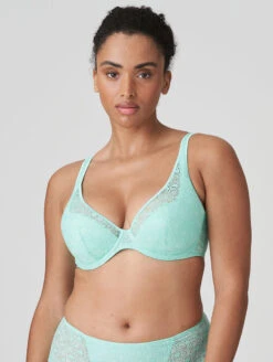 PrimaDonna Twist Epirus Plunge Bra 8 PrimaDonna Twist Epirus Plunge Bra -Chantelle Sales Store 0141974PrimaEpirusHalfPaddedPlungeBraMiamiMintFront