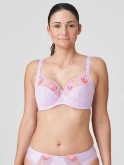 PrimaDonna Palace Garden Full Cup Bra -Chantelle Sales Store 0163210PalaceGardenFullCupBraPastelLavenderFrontEdited