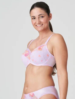 PrimaDonna Palace Garden Full Cup Bra -Chantelle Sales Store 0163210PalaceGardenFullCupBraPastelLavenderSideEdited