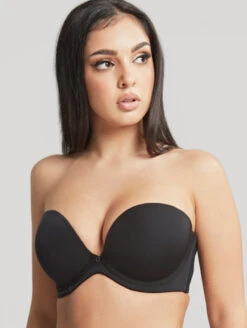 Cleo Faith Strapless Bra 7 Cleo Faith Strapless Bra -Chantelle Sales Store 10660FaithStraplessBraBlackFront