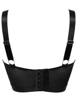 Pour Moi India Embroidery Underwire Bustier 13 Pour Moi India Embroidery Underwire Bustier -Chantelle Sales Store 20339PourMoiIndiaUWBustierBlackCosmeticBackEditedCutOut