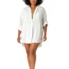 Anne Cole Boyfriend Plus Size Swim Cover Up