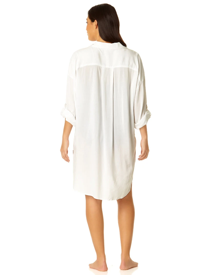Anne Cole Boyfriend Swim Cover Up 2 Anne Cole Boyfriend Swim Cover Up - Image 2