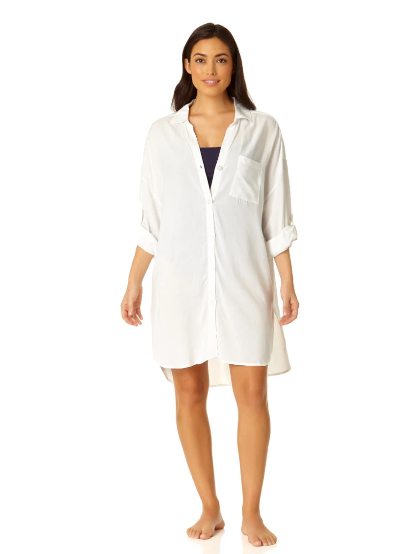 Anne Cole Boyfriend Swim Cover Up 1 Anne Cole Boyfriend Swim Cover Up
