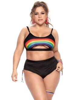 Mapale 2 Piece Pride Set 13 Mapale 2 Piece Pride Set -Chantelle Sales Store 2689XMapaleTwoPiecePrideSetBlackFrontEdited