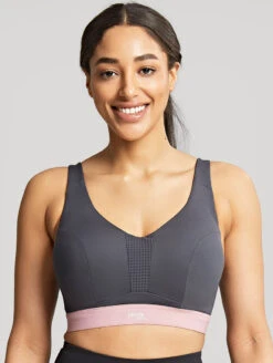 Panache Ultra Perform Wired Sports Bra 10 Panache Ultra Perform Wired Sports Bra -Chantelle Sales Store 5022UltraPerformSportsBraCharcoalFrontEdited