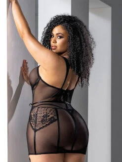 Mapale Babydoll With G-String 12 Mapale Babydoll With G-String -Chantelle Sales Store 7488BabydollWithG StringBackEditedLifestylePlus