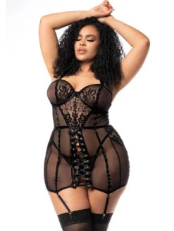 Mapale Babydoll With G-String 14 Mapale Babydoll With G-String -Chantelle Sales Store 7488BabydollWithG StringFrontEditedPlus