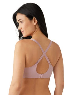 Wacoal Superbly Smooth T-Shirt Bra 7 Wacoal Superbly Smooth T-Shirt Bra -Chantelle Sales Store 853342SuperblySmoothContourBraZephyrPinkBackEditedCrossedBack