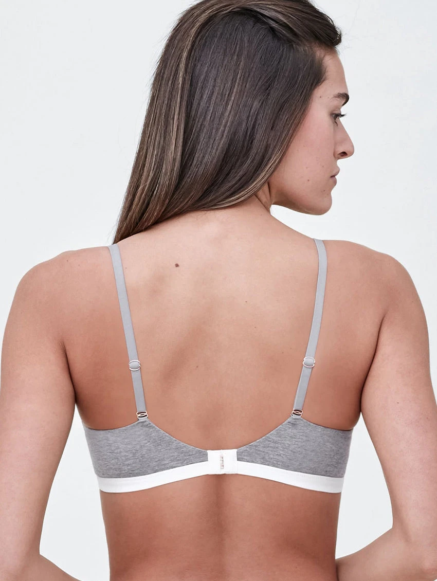 Skarlett Blue Adorned Cotton Bralette 2 Skarlett Blue Adorned Cotton Bralette - Image 2