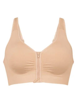 Anita Lynn Zipper Front Close Bra 8 Anita Lynn Zipper Front Close Bra -Chantelle Sales Store AnitaLynnZipperFrontCLoseBraDesert5768XCutoutFront