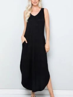 Caroline V-Neck Tank Dress