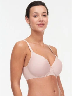 Chantelle Comfort Chic T-Shirt Bra 7 Chantelle Comfort Chic T-Shirt Bra -Chantelle Sales Store ChantelleComfortChicT ShirtBra18J6SoftPinkSide
