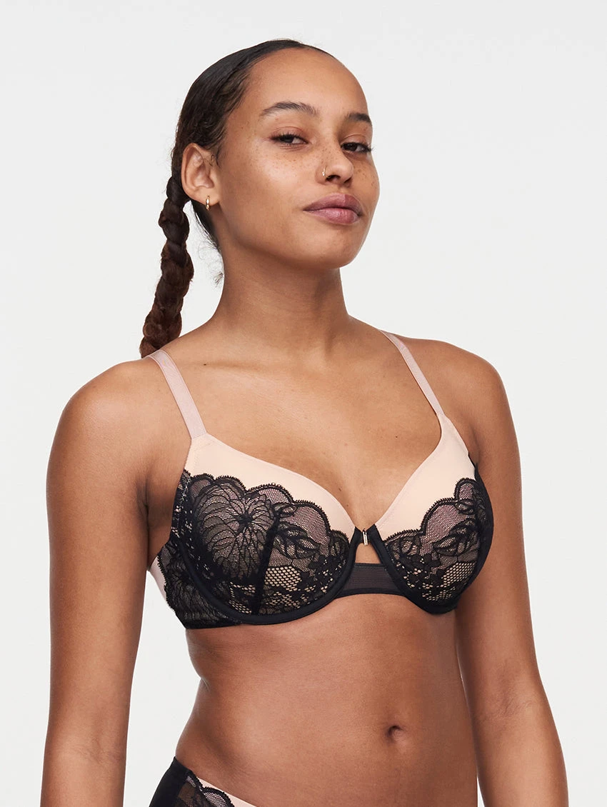 Chantelle Midnight Flowers Bra 2 Chantelle Midnight Flowers Bra - Image 2