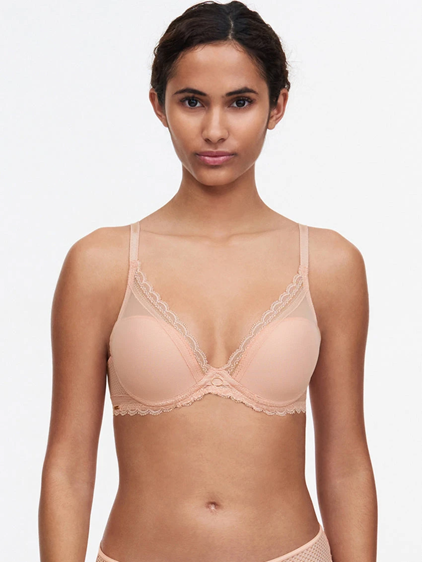 Chantelle Parisian Allure Plunge T-Shirt Bra 1 Chantelle Parisian Allure Plunge T-Shirt Bra
