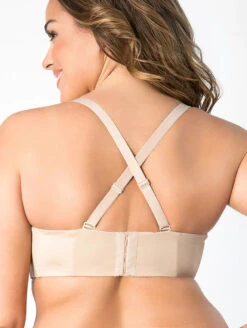 Curvy Couture Strapless Bra -Chantelle Sales Store CurvyCoutureStraplessBraBombshell1211BackStrapAlt2