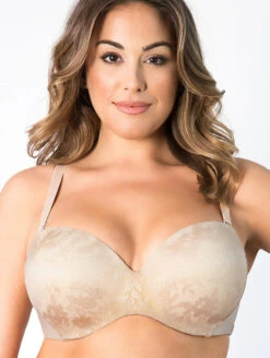 Curvy Couture Strapless Bra -Chantelle Sales Store CurvyCoutureStraplessBraBombshell1211FrontStrap