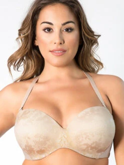 Curvy Couture Strapless Bra -Chantelle Sales Store CurvyCoutureStraplessBraBombshell1211FrontStrapAlt