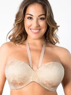 Curvy Couture Strapless Bra -Chantelle Sales Store CurvyCoutureStraplessBraBombshell1211FrontStrapAlt2