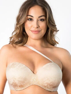 Curvy Couture Strapless Bra -Chantelle Sales Store CurvyCoutureStraplessBraBombshell1211FrontStrapAlt3