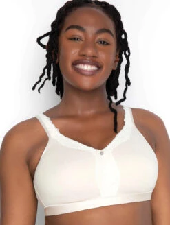 Curvy Couture Wire Free Bra 10 Curvy Couture Wire Free Bra -Chantelle Sales Store CurvyCoutureWirelessNatural1010FrontAlt2