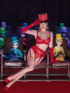 Dita Von Teese Cora Garter Belt 7 Dita Von Teese Cora Garter Belt -Chantelle Sales Store D59020LaceBraD46020SuspendersD22020BikiniRedFrontLifestyle 4a7d409e fca8 4aba 94e4 826f2fc13dcf