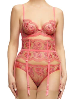 Dita Von Teese Evelina Bra -Chantelle Sales Store DitaVonTeeseEvelinaBraBloodOrangeD59023Set