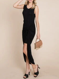 Emerald Samantha Bodycon Midi Dress 11 Emerald Samantha Bodycon Midi Dress -Chantelle Sales Store ETD 837SamanthaBodyconMidiDressBlackFrontEdit3