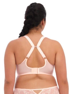 Elomi Charley Lace Plunge Bra -Chantelle Sales Store ElomiCharleyLacePlungeBraBalletPinkEL4380BackAlt