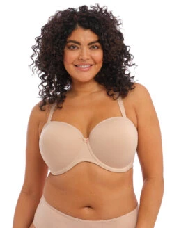 Elomi Strapless Bra 10 Elomi Strapless Bra -Chantelle Sales Store ElomiStraplessSaharaEL4300FrontStraps