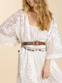 Etta Floral Lace Cover Up