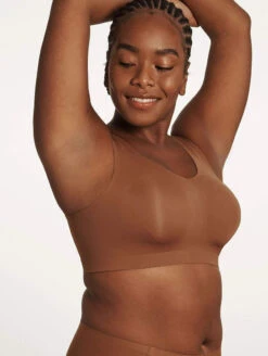 Evelyn & Bobbie Defy Bra 6 Evelyn & Bobbie Defy Bra -Chantelle Sales Store EvelynandBobbieDefyBraClayDEFYSide