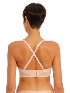 Freya Tailored Moulded Strapless Bra 11 Freya Tailored Moulded Strapless Bra -Chantelle Sales Store FreyaTailoredStraplessBraAA401109LatteNaturalBackAlt2