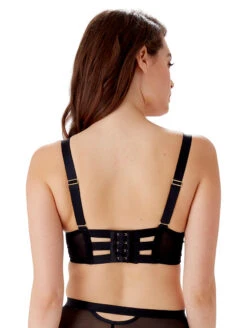 Gossard Pulse Mesh Longline Plunge Bra 10 Gossard Pulse Mesh Longline Plunge Bra -Chantelle Sales Store GossardPulseMeshLongLineBraBlack19301Back