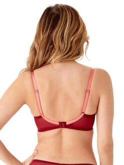 Gossard Superboost Lace Plunge Bra 6 Gossard Superboost Lace Plunge Bra -Chantelle Sales Store GossardSuperboostLacePlungeBra7711CranberryRaspberrySorbetBack