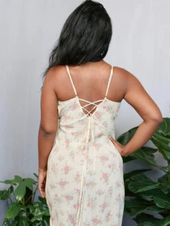 Kilo Brava Chiffon Vintage Maxi Slip 9 Kilo Brava Chiffon Vintage Maxi Slip -Chantelle Sales Store KiloBravaChiffonCollectionVintageMaxiSlip16034Back