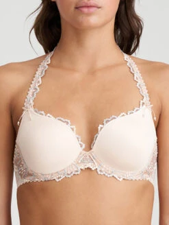 Marie Jo Jane Padded Heart Shape Bra 8 Marie Jo Jane Padded Heart Shape Bra -Chantelle Sales Store MarieJoJaneHeartShapedBraPalePeach0101336FrontAlt