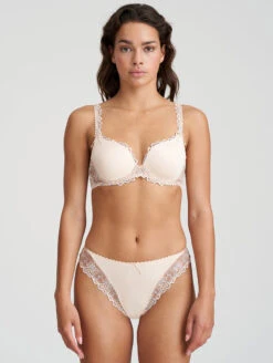 Marie Jo Jane Padded Heart Shape Bra 11 Marie Jo Jane Padded Heart Shape Bra -Chantelle Sales Store MarieJoJaneHeartShapedBraPalePeach0101336Set