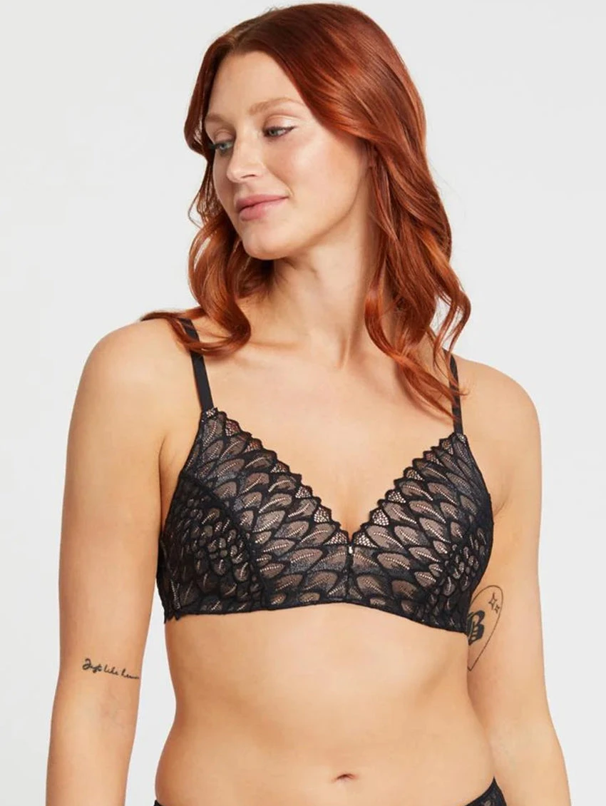 Montelle Lacy Essentials Wire Free Bra 1 Montelle Lacy Essentials Wire Free Bra