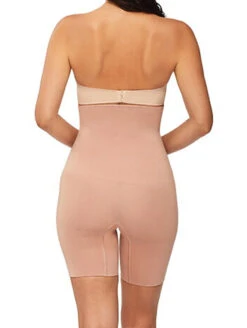 Nancy Ganz Bamboo Essentials High Waist Shaper Shorts 5 Nancy Ganz Bamboo Essentials High Waist Shaper Shorts -Chantelle Sales Store NancyGanzBambooEssentialsHighWaistShaperShortsMahoganyBW7108Back