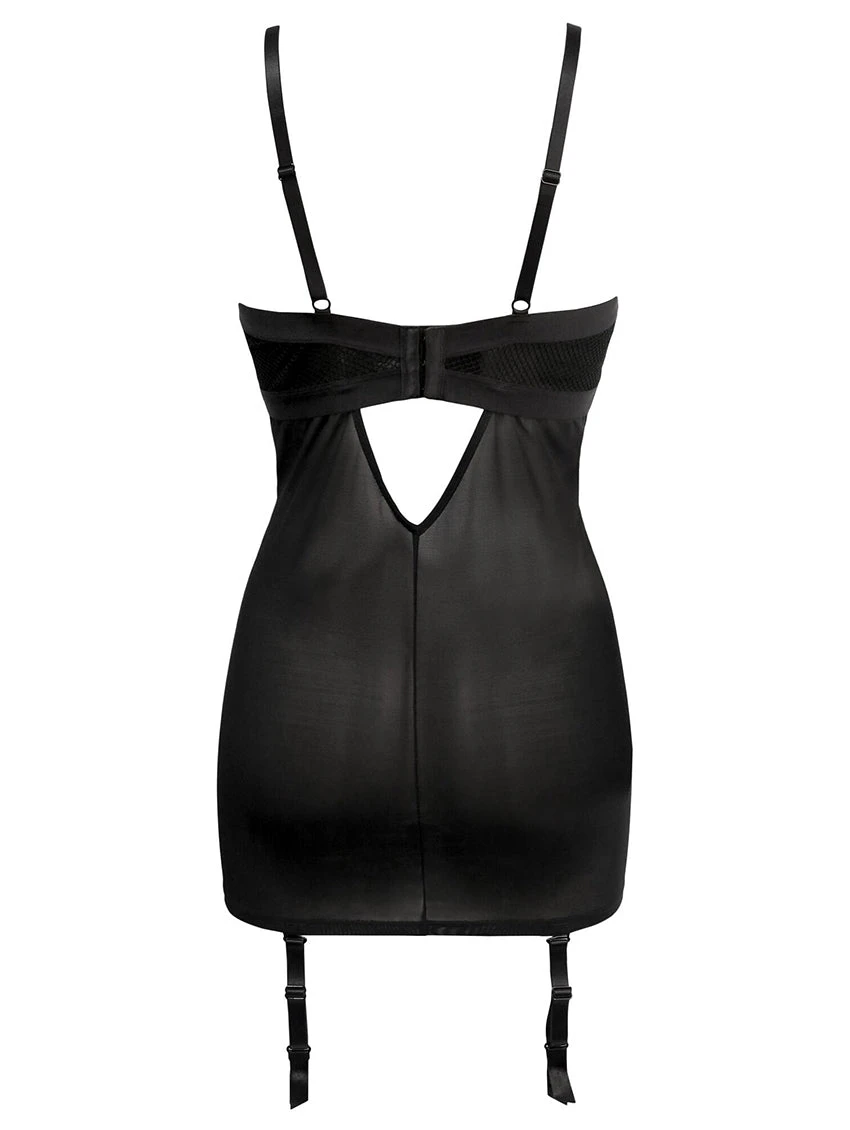 Pour Moi Dark Romance Garter Chemise 4 Pour Moi Dark Romance Garter Chemise - Image 4