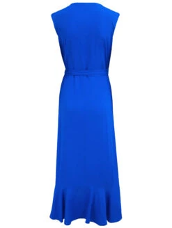 Pour Moi Wrap Beach Dress 13 Pour Moi Wrap Beach Dress -Chantelle Sales Store PourMoiMidaxiWrapBeachDressUltramarine91053FlatBack