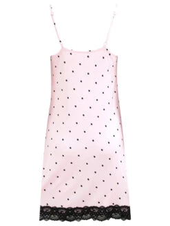 Pour Moi Sofa Love Lace Jersey Chemise 7 Pour Moi Sofa Love Lace Jersey Chemise -Chantelle Sales Store PourMoiSofaLoveChemiseBlushBlack19835BackCutOut