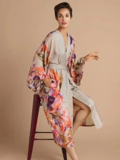 Powder Design Inc Midi Robe 7 Powder Design Inc Midi Robe -Chantelle Sales Store PowderDesignIncMidiRobeOrchidandIrisPKGSitting