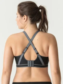 PrimaDonna The Sweater Sports Bra 7 PrimaDonna The Sweater Sports Bra -Chantelle Sales Store PrimaDonnaTheSweaterWiredSportsBraBlack6000110BackAlt
