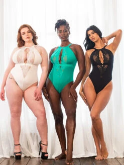 Scantilly By Curvy Kate Indulgence Bodysuit 10 Scantilly By Curvy Kate Indulgence Bodysuit -Chantelle Sales Store ST010704IndulgenceBodysuitIvoryJadeandBlackLifestyleEdited