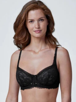 Skarlett Blue Minx Balcony Bra 6 Skarlett Blue Minx Balcony Bra -Chantelle Sales Store SkarlettBlueMinxBalconyBraBlack1733100Front