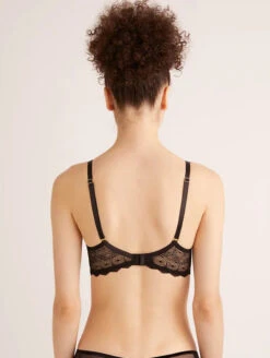 The Little Bra Company Naomi Demi Bra 7 The Little Bra Company Naomi Demi Bra -Chantelle Sales Store TheLittleBraCompanyNaomiDemiBraBlackY008Back