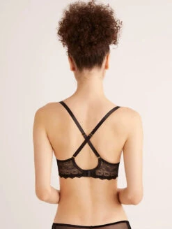 The Little Bra Company Naomi Demi Bra 8 The Little Bra Company Naomi Demi Bra -Chantelle Sales Store TheLittleBraCompanyNaomiDemiBraBlackY008BackAlt